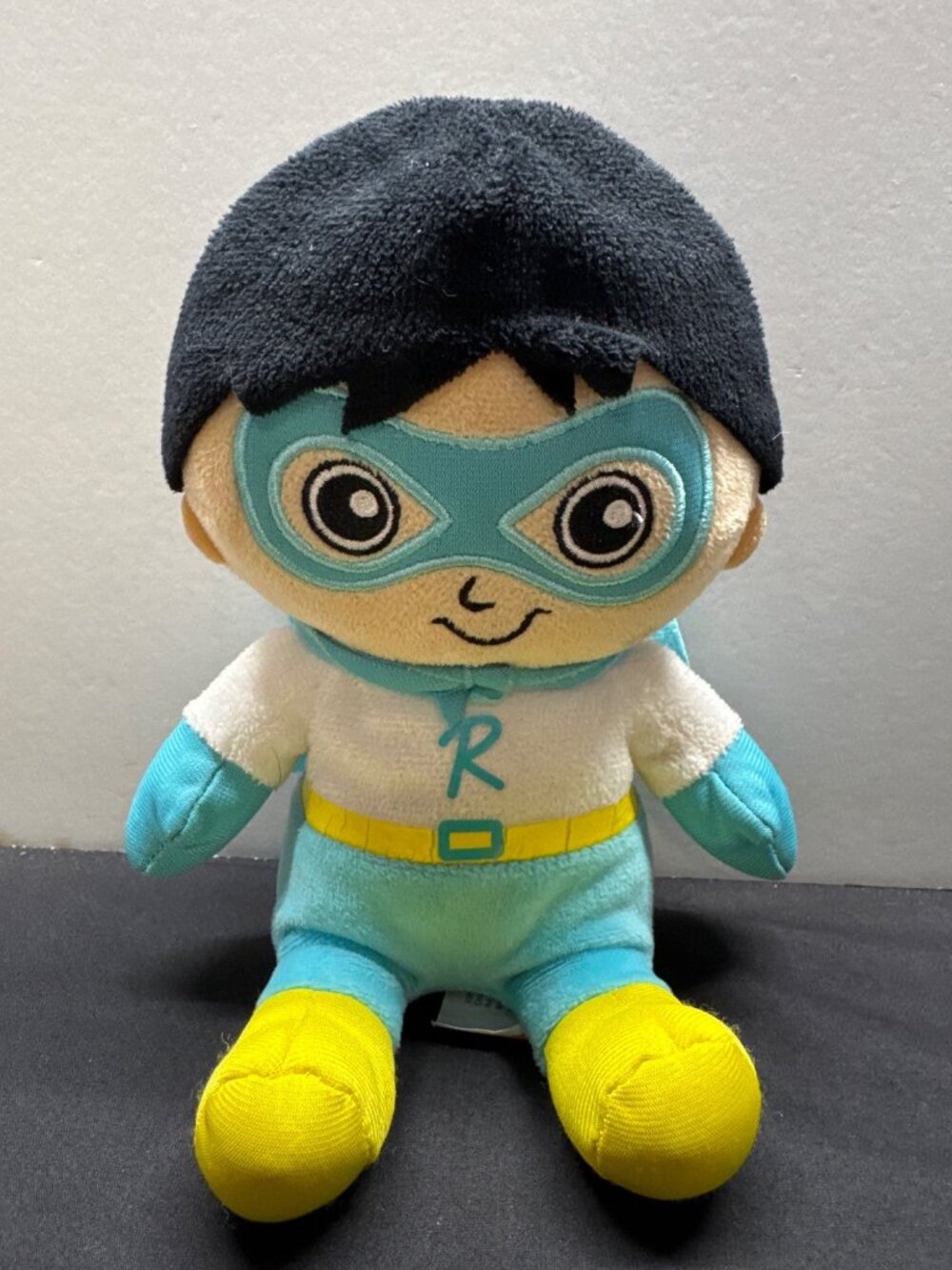 Ryans World Superhero Plush Doll 10" Blue & Yellow Soft Toy By Pocket Watch